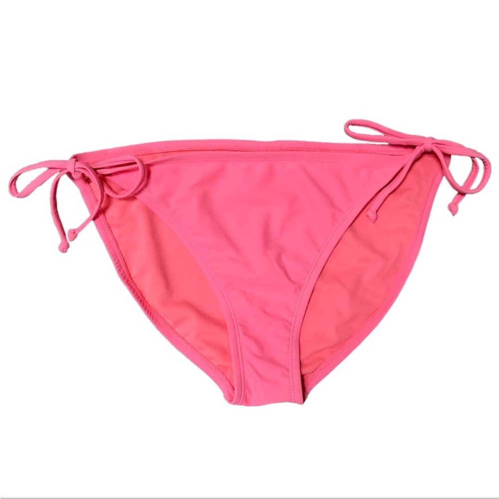 NWOT Coral Side-Tie Bikini Bottoms